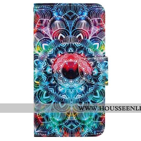 Housse Samsung Galaxy A15 5G Superbe Mandala à Lanière