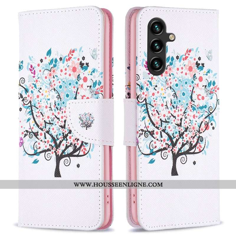 Housse Samsung Galaxy A15 Arbre Fleuri