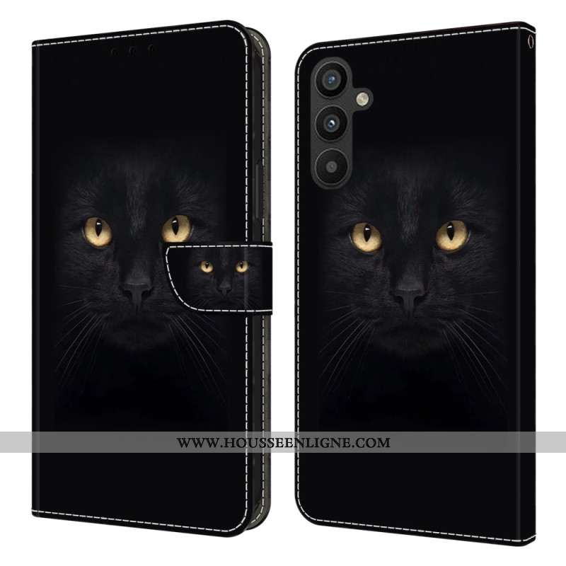 Housse Samsung Galaxy A15 Chat Noir