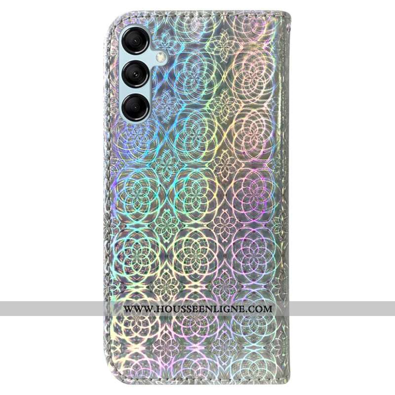 Housse Samsung Galaxy A15 Style Disco à Lanière