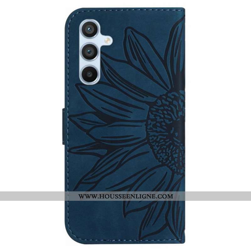 Housse Samsung Galaxy A15 Tournesol à Bandoulière