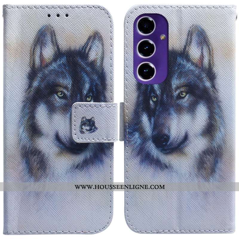 Housse Samsung Galaxy A16 4G / 5G Chien Aquarelle