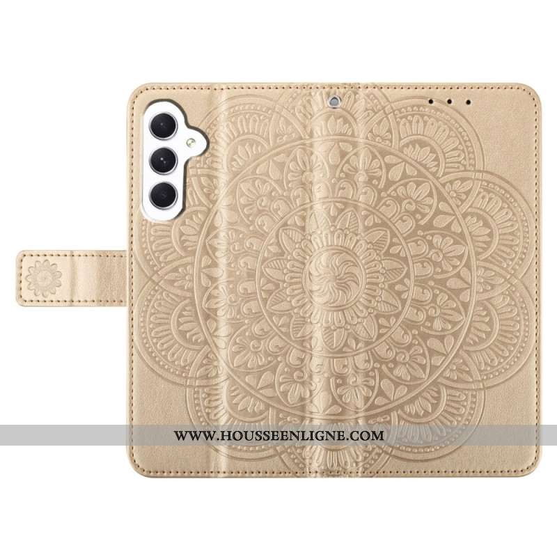 Housse Samsung Galaxy A16 4G / 5G Design Mandala avec Lanière