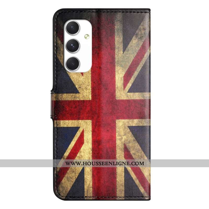 Housse Samsung Galaxy A16 4G / 5G Drapeau Anglais Vintage