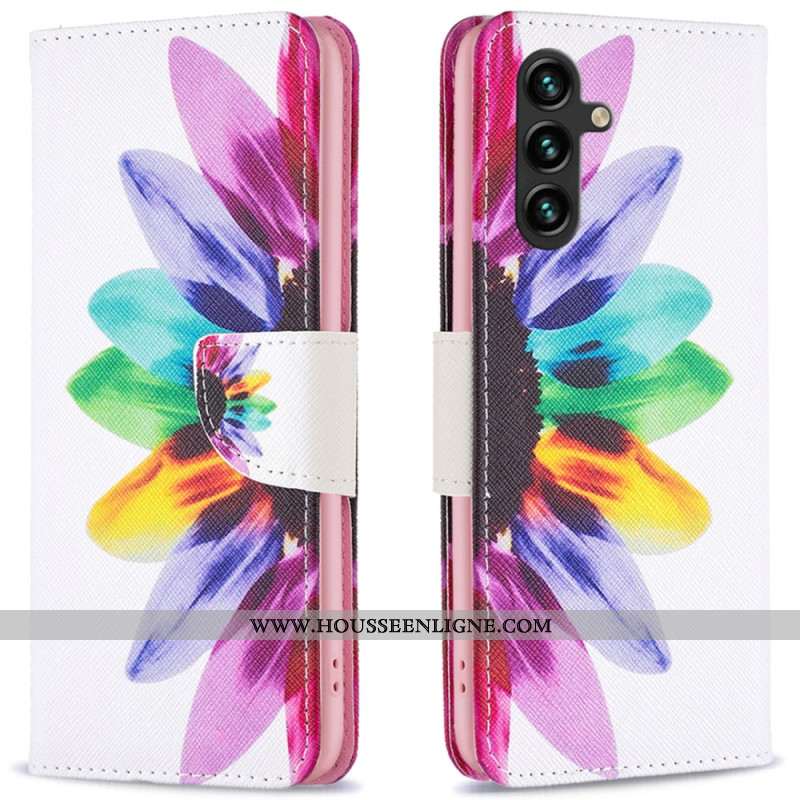 Housse Samsung Galaxy A16 4G / 5G Fleur Aquarelle