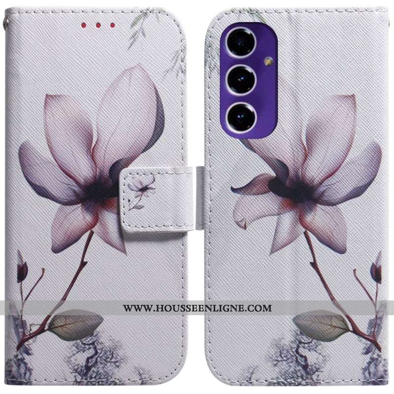 Housse Samsung Galaxy A16 4G / 5G Fleur Rose