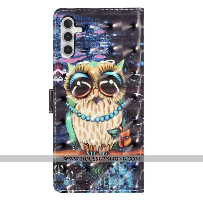 Housse Samsung Galaxy A16 4G / 5G Hibou 3D