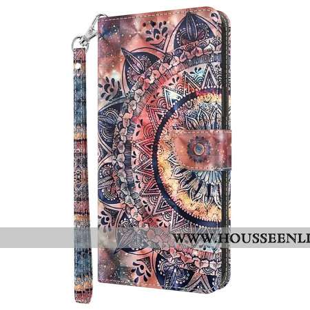 Housse Samsung Galaxy A16 4G / 5G Mandala Coloré à Lanière