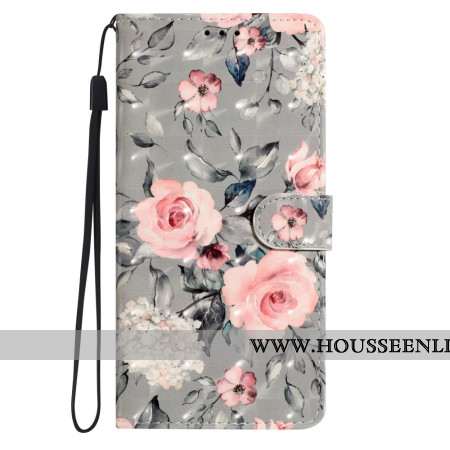 Housse Samsung Galaxy A16 4G / 5G Motif Fleurs Roses