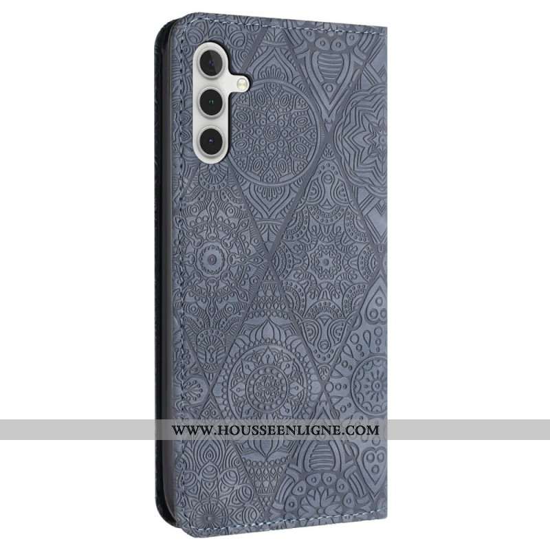 Housse Samsung Galaxy A16 4G / 5G Motif Floral et Lanière