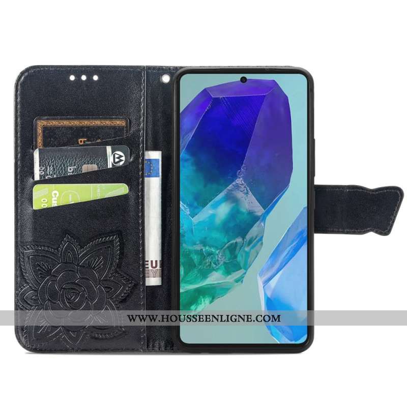 Housse Samsung Galaxy A16 4G / 5G Papillon Baroque