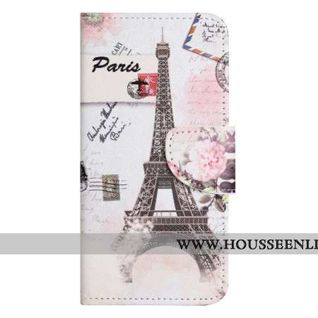 Housse Samsung Galaxy A16 4G / 5G Tour Eiffel Vintage