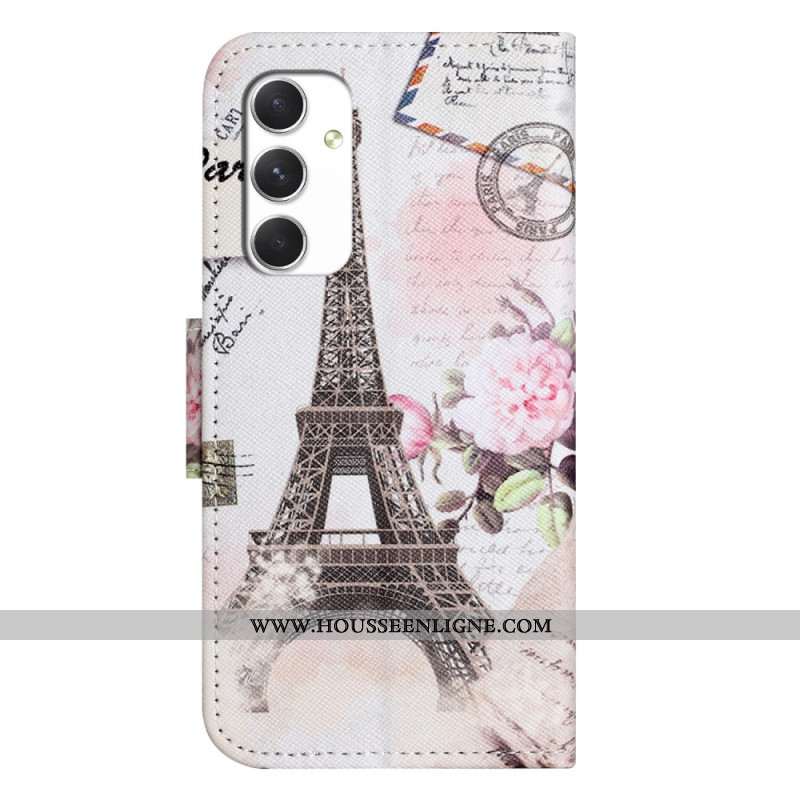 Housse Samsung Galaxy A16 4G / 5G Tour Eiffel Vintage