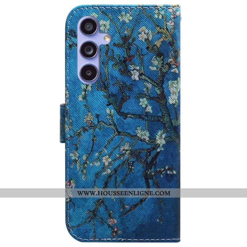 Housse Samsung Galaxy A55 5G Fleurs d'Abricot