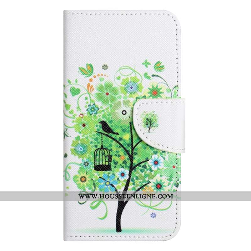 Housse Samsung Galaxy A55 5G Motif Arbre Vert