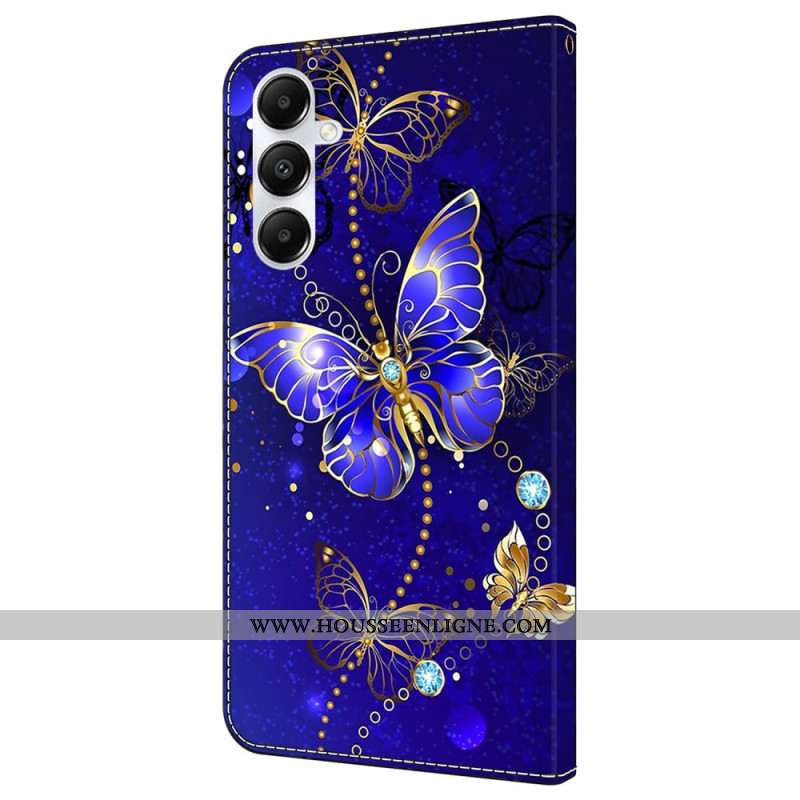 Housse Samsung Galaxy A55 5G Papillons Diamant