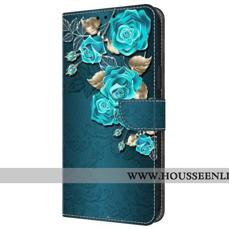 Housse Samsung Galaxy A55 5G Rose Bleu