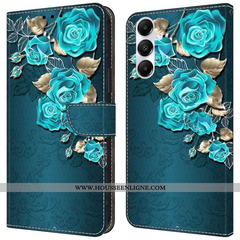 Housse Samsung Galaxy A55 5G Rose Bleu