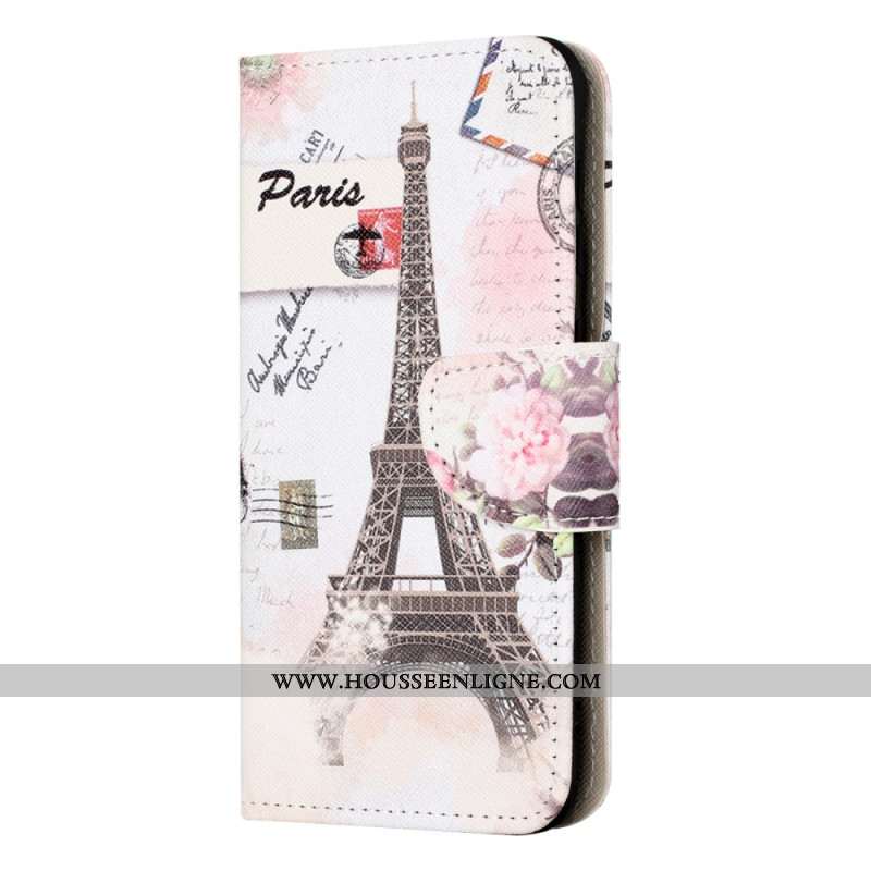 Housse Samsung Galaxy A55 5G Tour Eiffel Vintage