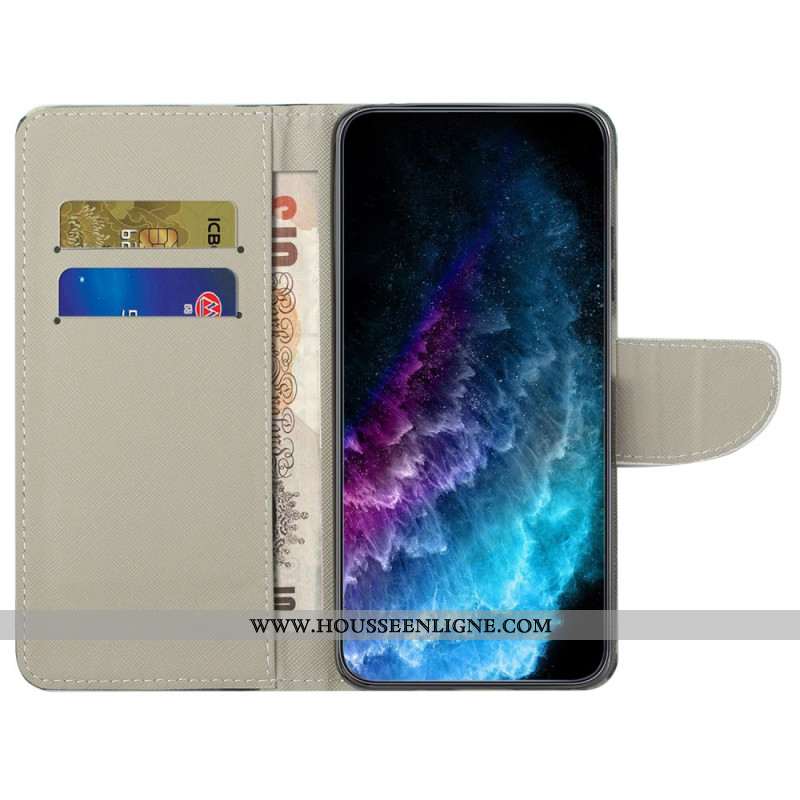 Housse Samsung Galaxy A55 Papillons Scintillants