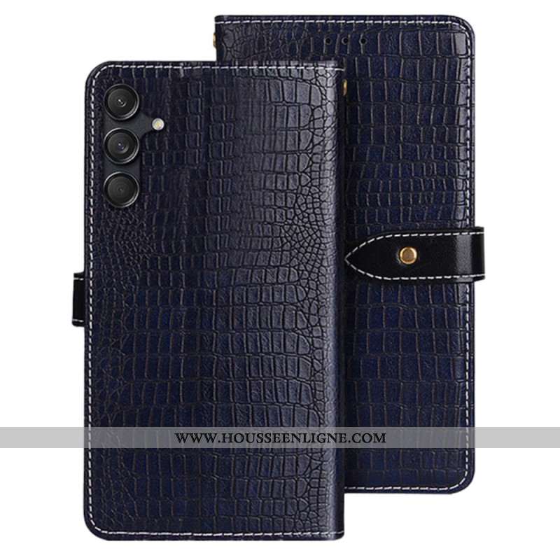 Housse Samsung Galaxy M55 5G Style Crocodile IDEWEI