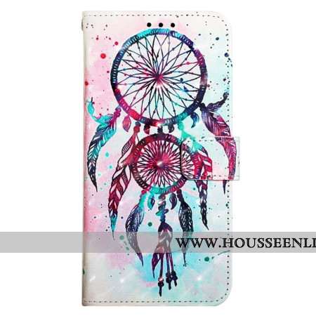 Housse Samsung Galaxy S24 5G Attrape Rêves Aquarelle Rouge