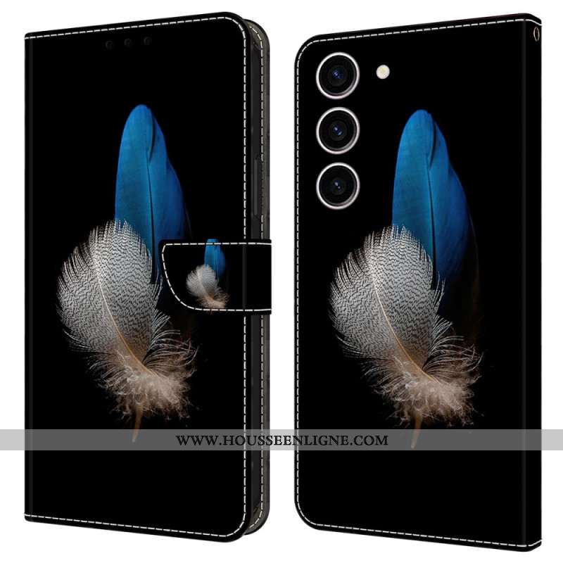 Housse Samsung Galaxy S24 5G Deux Plumes