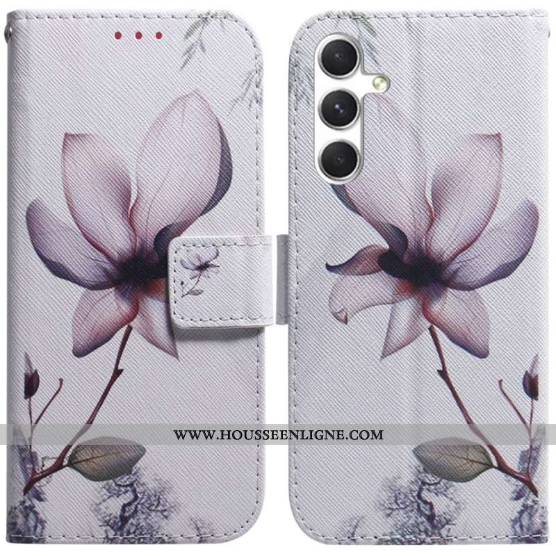 Housse Samsung Galaxy S24 5G Fleur Rose