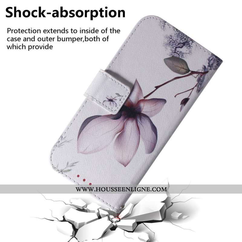 Housse Samsung Galaxy S24 5G Fleur Rose