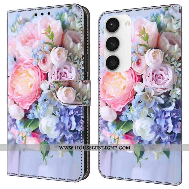 Housse Samsung Galaxy S24 5G Fleurs Colorées