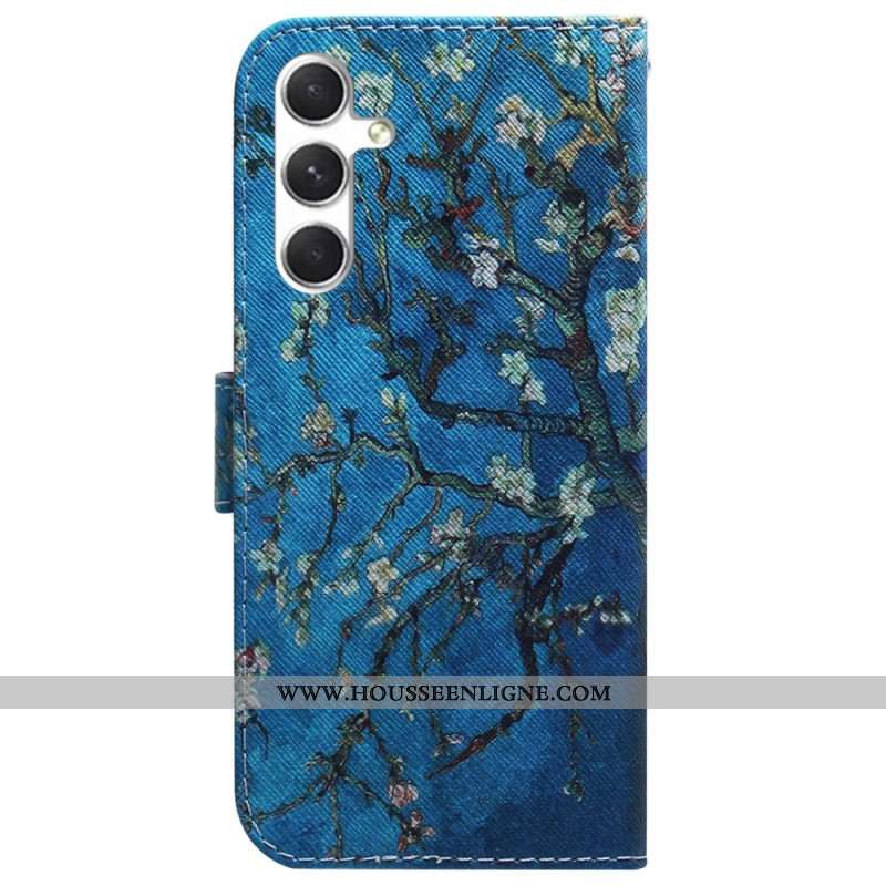 Housse Samsung Galaxy S24 5G Fleurs d'Abricot