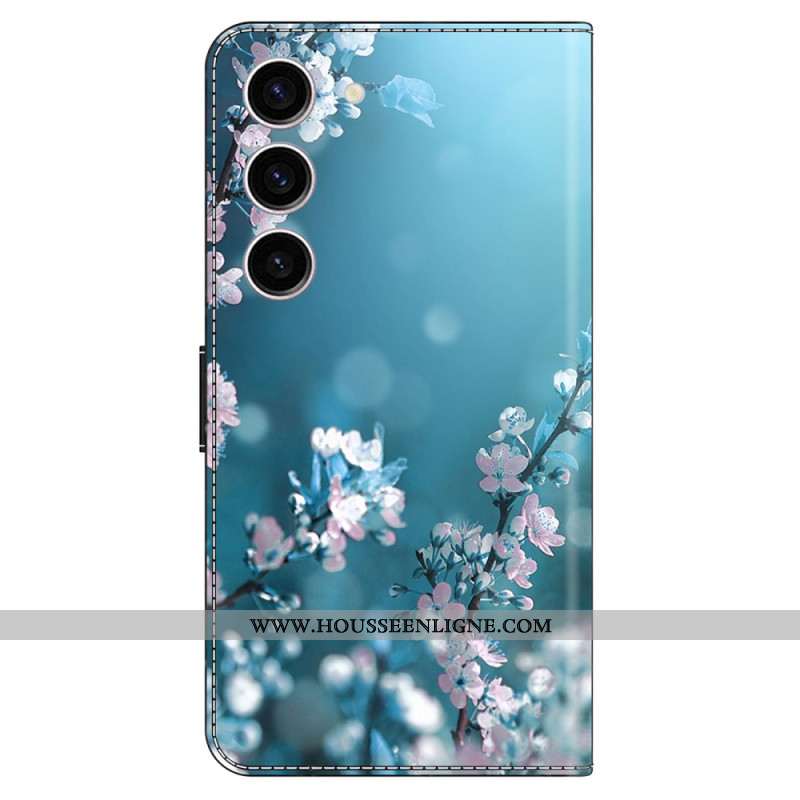 Housse Samsung Galaxy S24 5G Fleurs de prunier