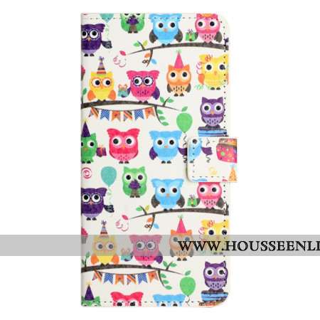 Housse Samsung Galaxy S24 5G Gang de Hiboux