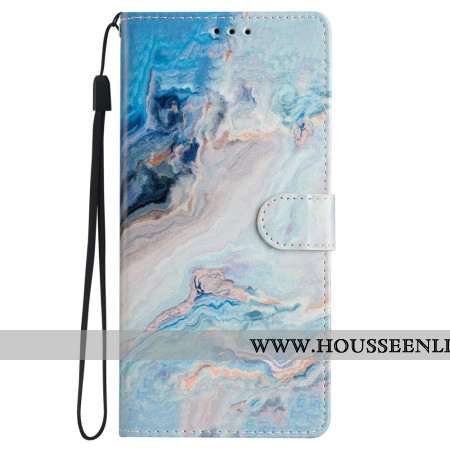 Housse Samsung Galaxy S24 5G Marbre bleu à Lanire