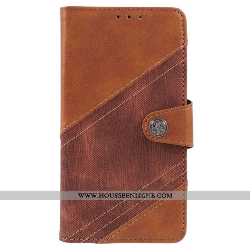 Housse Samsung Galaxy S24 5G Style Jeans Bicolore