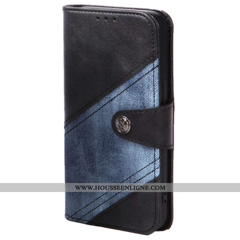 Housse Samsung Galaxy S24 5G Style Jeans Bicolore