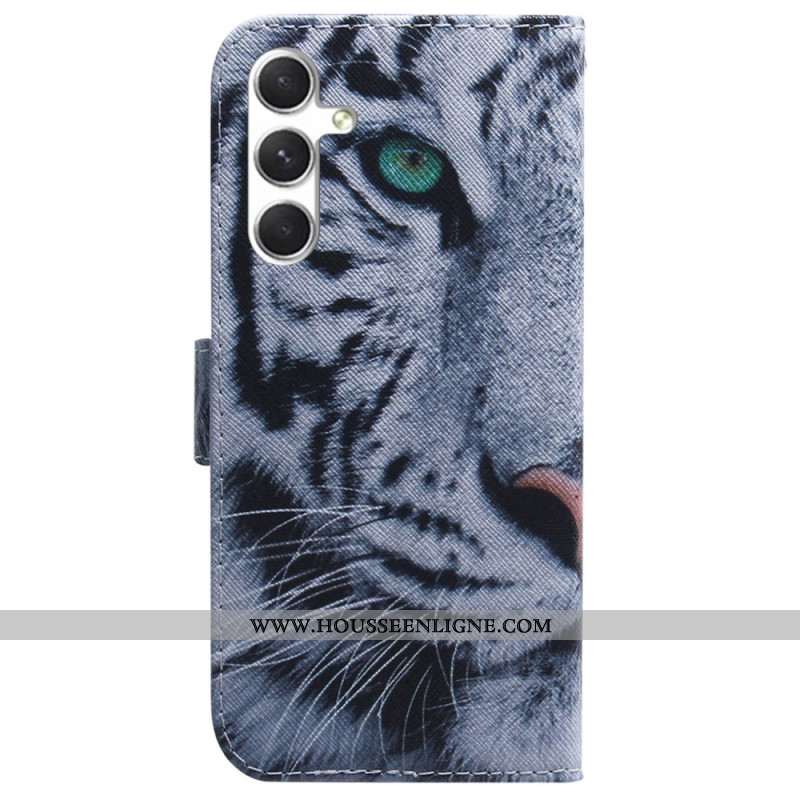 Housse Samsung Galaxy S24 5G Tigre Blanc