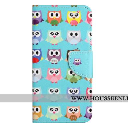 Housse Samsung Galaxy S24 5G Tribu de Hiboux