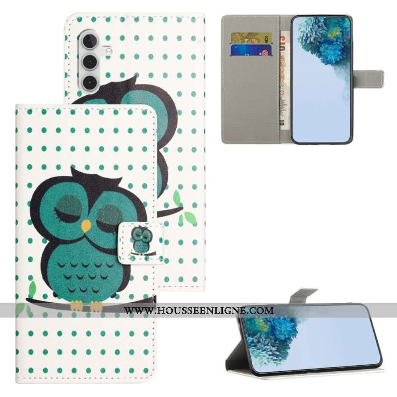 Housse Samsung Galaxy S24 FE Hibou Endormi