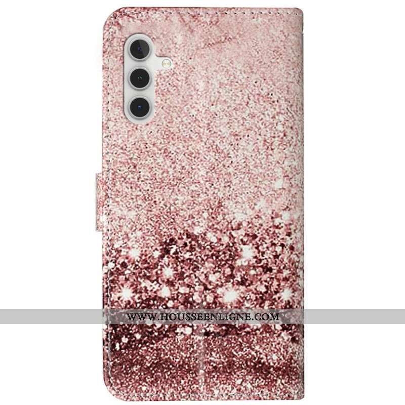 Housse Samsung Galaxy S24 FE Marbre Rose Doré