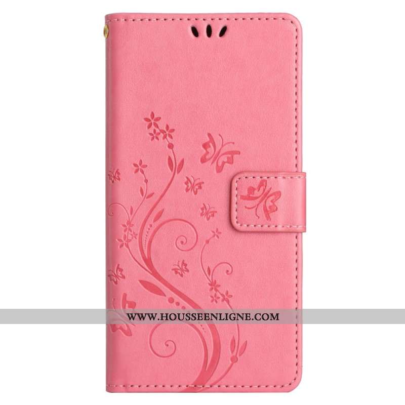 Housse Samsung Galaxy S24 FE Motif de Papillons et Fleurs