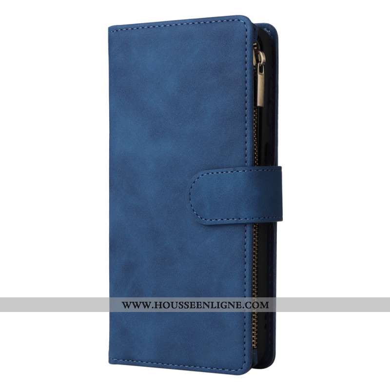 Housse Samsung Galaxy S24 FE Portefeuille Design Cuir