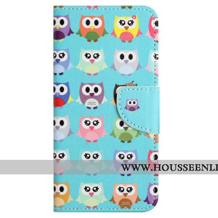 Housse Samsung Galaxy S24 FE Tribu de Hiboux