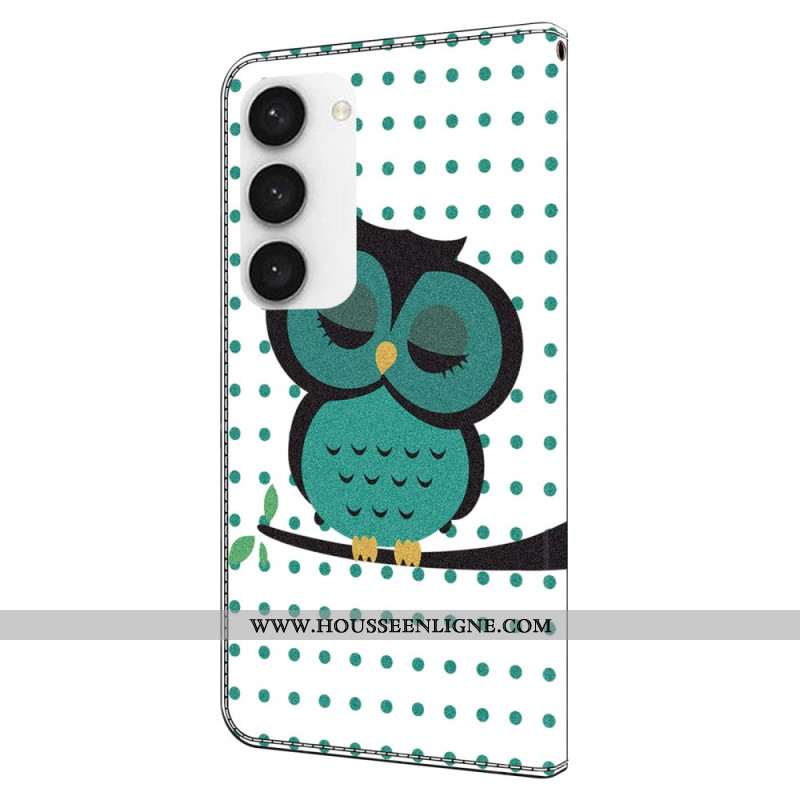 Housse Samsung Galaxy S24 Plus 5G Hibou Endormi