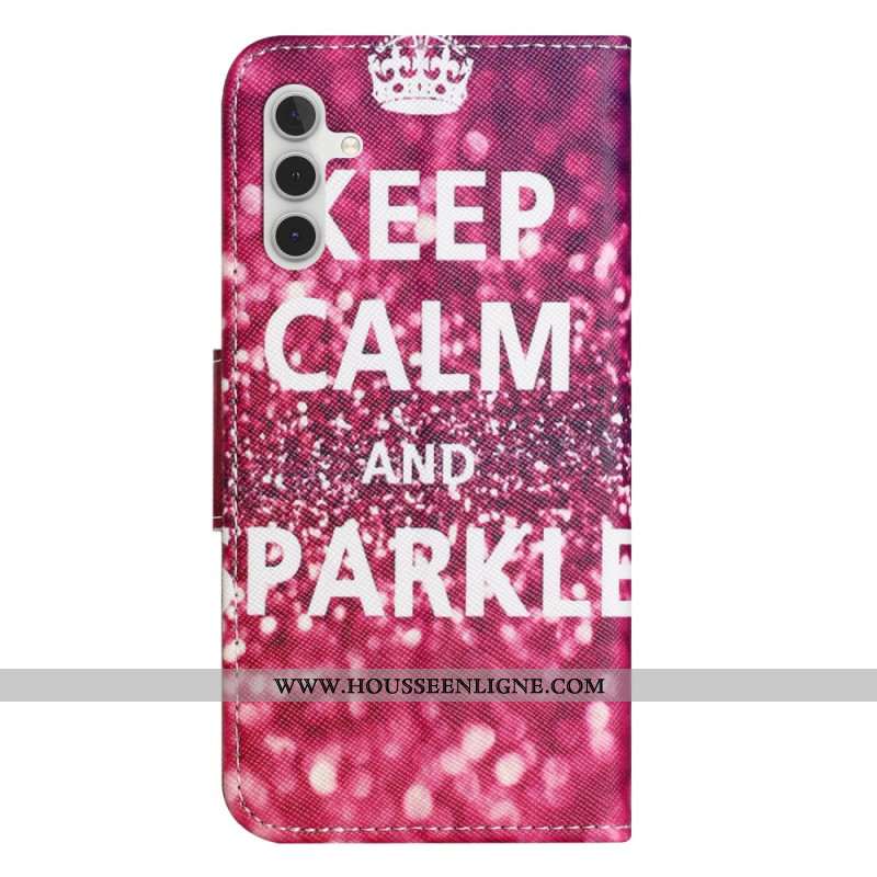 Housse Samsung Galaxy S24 Plus 5G Keep Calm and Sparkle