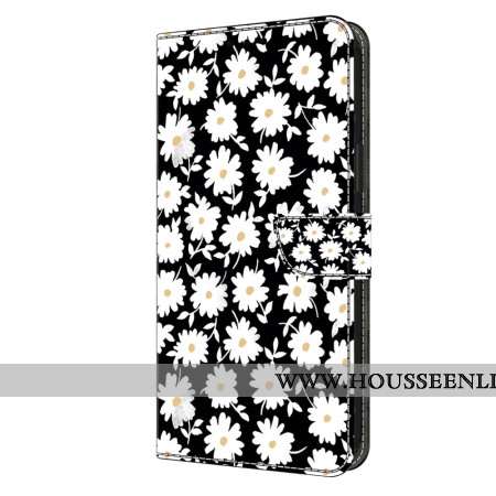 Housse Samsung Galaxy S24 Plus 5G Motif Floral à Lanière