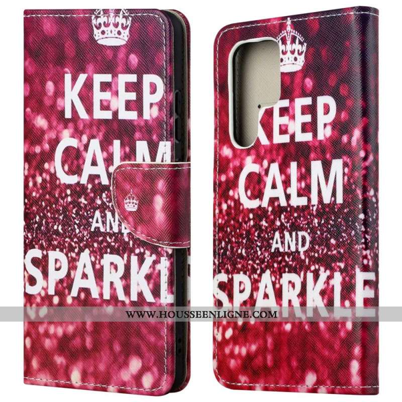 Housse Samsung Galaxy S24 Ultra 5G Keep Calm and Sparkle