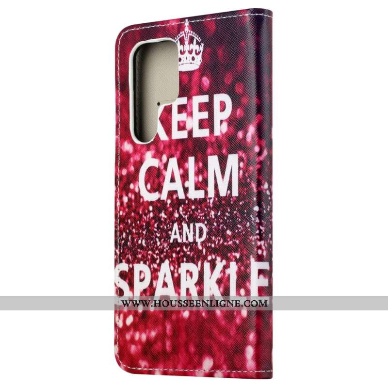 Housse Samsung Galaxy S24 Ultra 5G Keep Calm and Sparkle