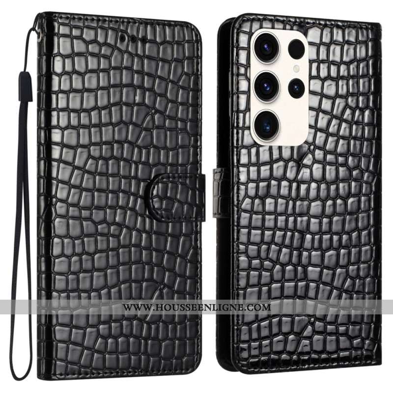 Housse Samsung Galaxy S24 Ultra 5G Style Croco