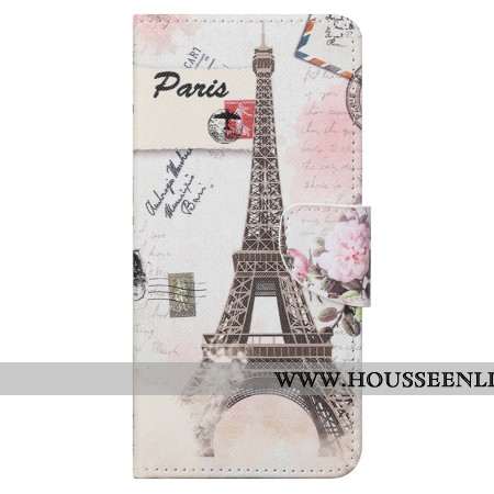 Housse Samsung Galaxy S24 Ultra 5G Tour Eiffel Vintage